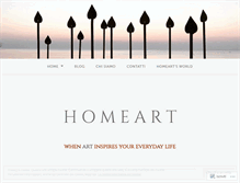 Tablet Screenshot of homeart.it
